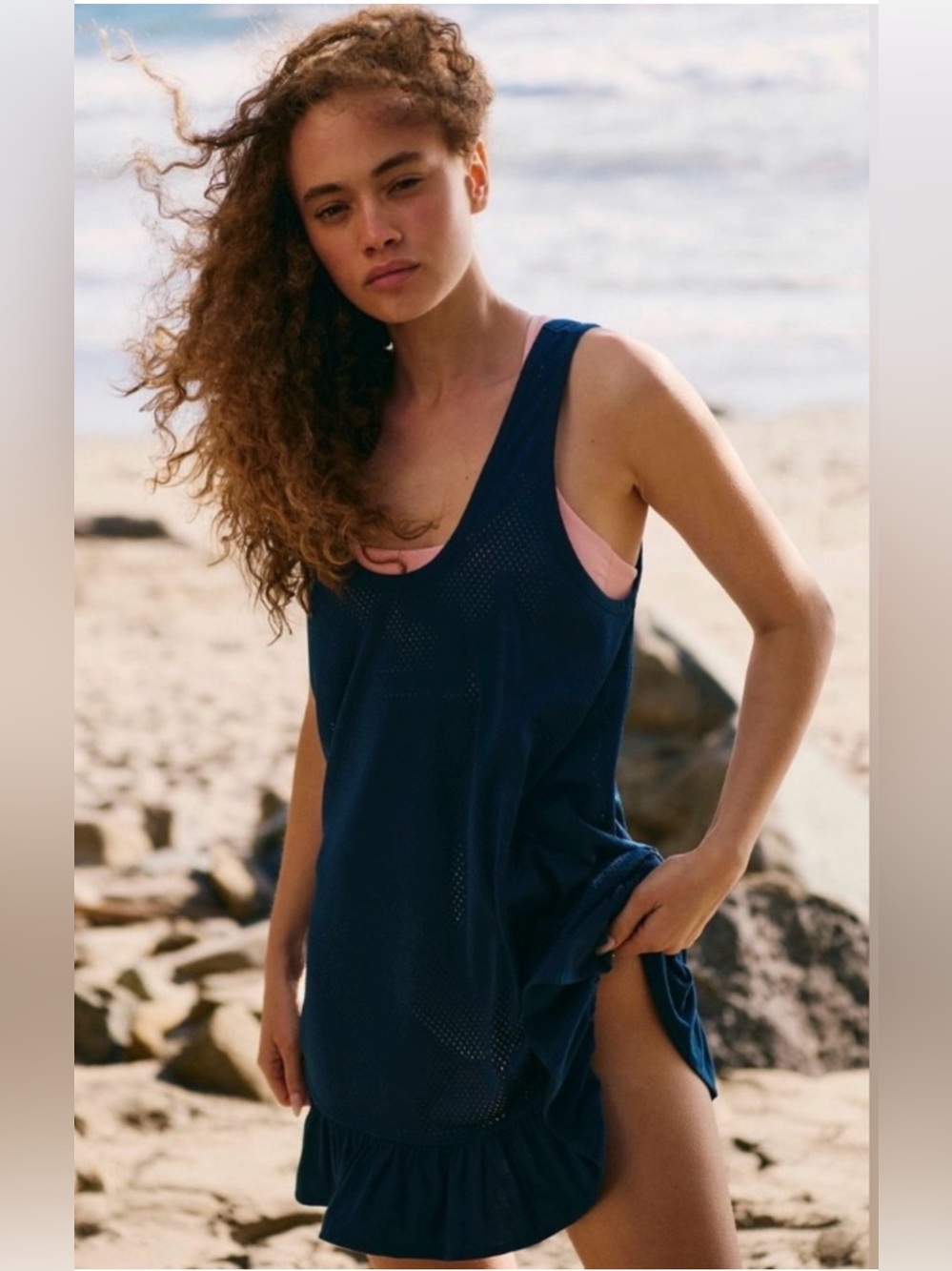 FP Movement x Free People Twirl Tunic Tank - Midnight Navy - Picture 4 of 12